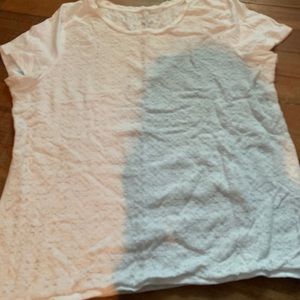 Talbots White Lace Shirt